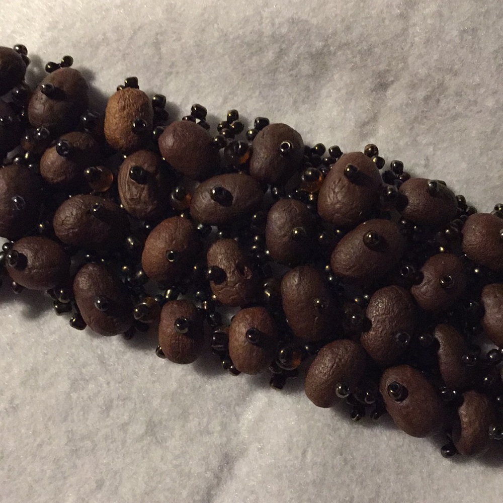 Vintage Coffee bean bracelet